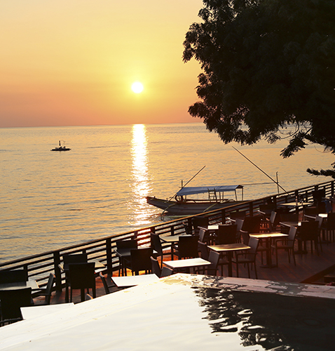 vista lounge view deck at Altamare overlooking the sea bay best sunset photography on the beach instagrammable resort anilao batangas